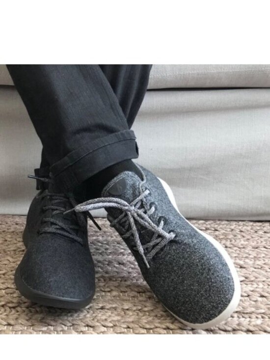 Allbirds | Natural Gray Men\'s Wool Runner Gym Shoes | Size M13 main image 13